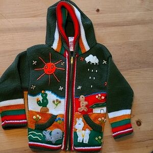 Youth Size 6 Peruvian Sweater